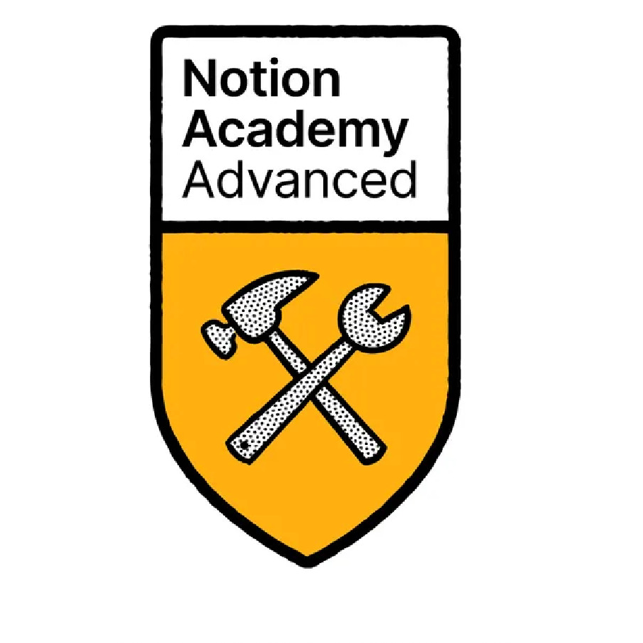 Notion Advanced badge
